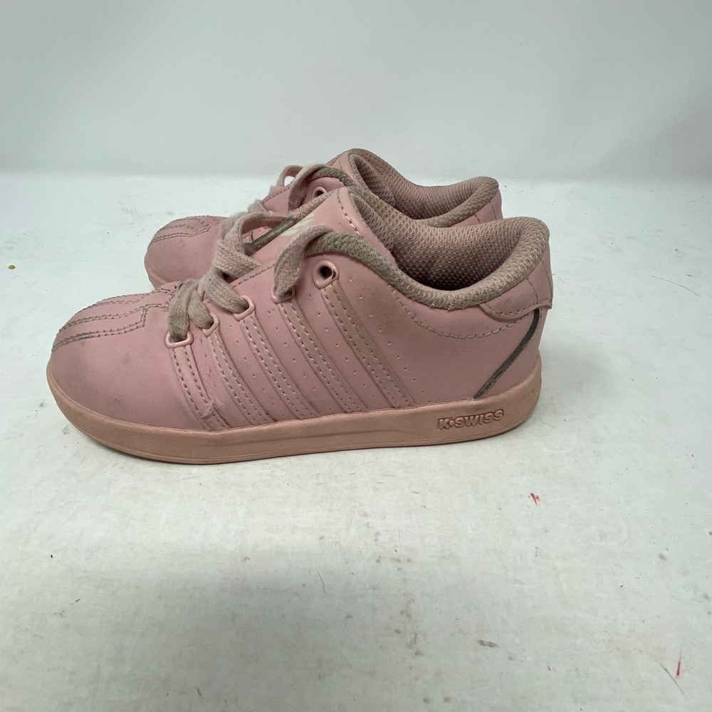 K-Swiss Classic VN Toddler Sneakers Pink Leather 23643-670-M Size 10C